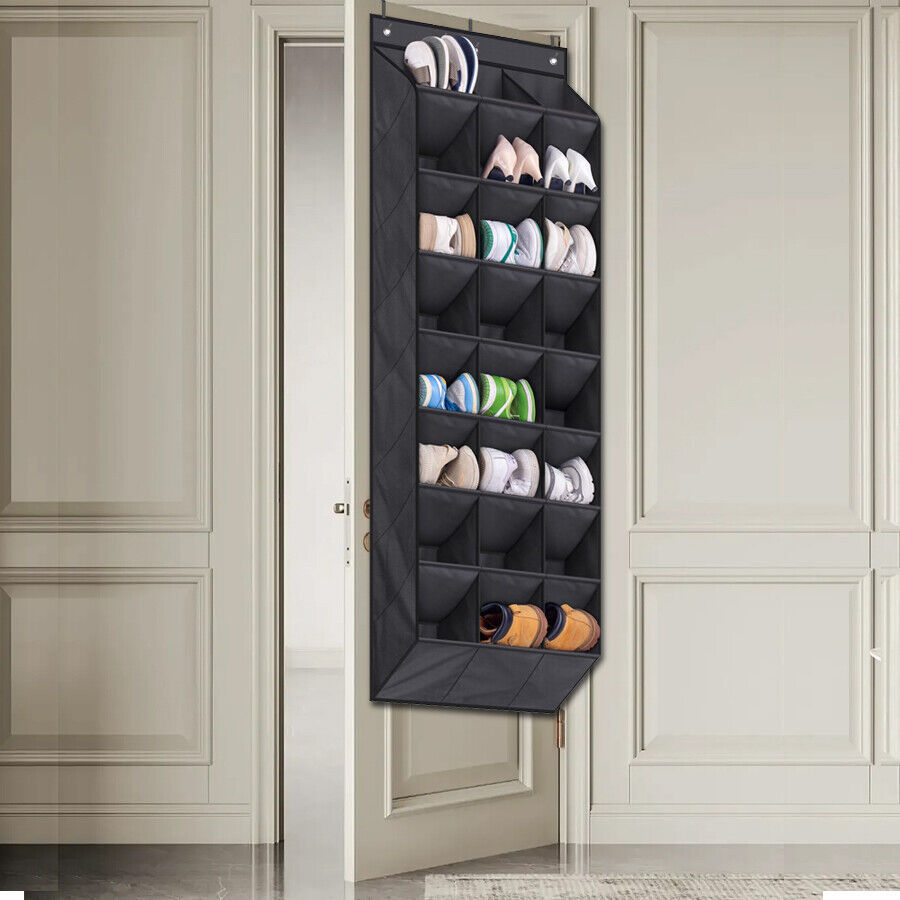 Ultimate 24-Pocket Shoe Holder Organiser – Space-Saving, Durable Shoe Storage for UK Homes