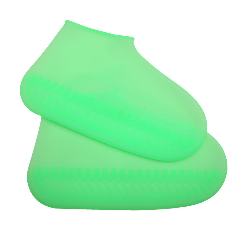 Waterproof Silicone Overshoes - Non-Slip, Flexible, and Foldable Travel Shoe Covers