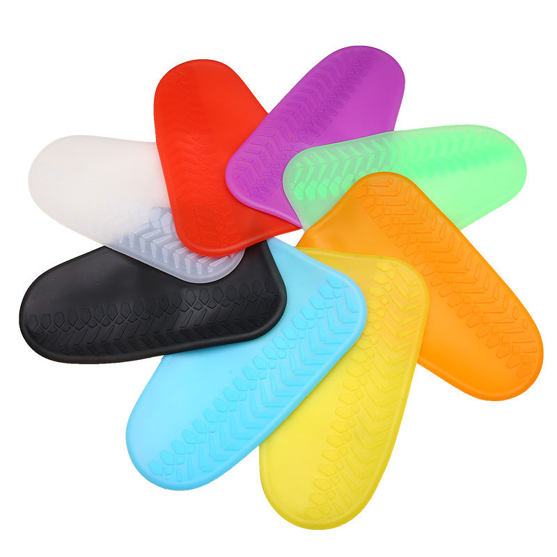 Waterproof Silicone Overshoes - Non-Slip, Flexible, and Foldable Travel Shoe Covers