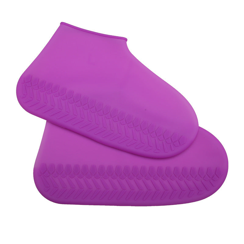 Waterproof Silicone Overshoes - Non-Slip, Flexible, and Foldable Travel Shoe Covers