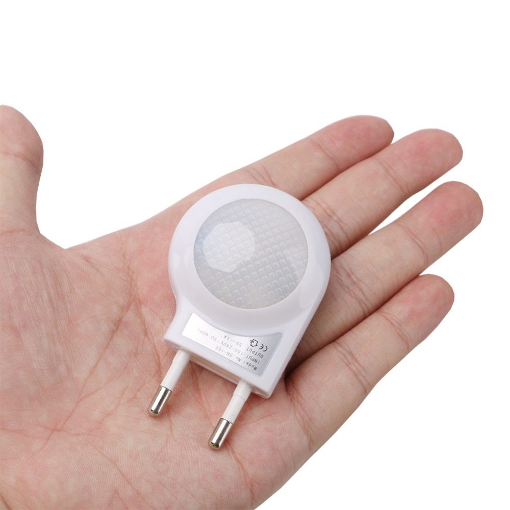 Mini LED Snail Night Light – Auto Light Sensor Control, Soft LED Wall Lamp for Bedroom & Hallway