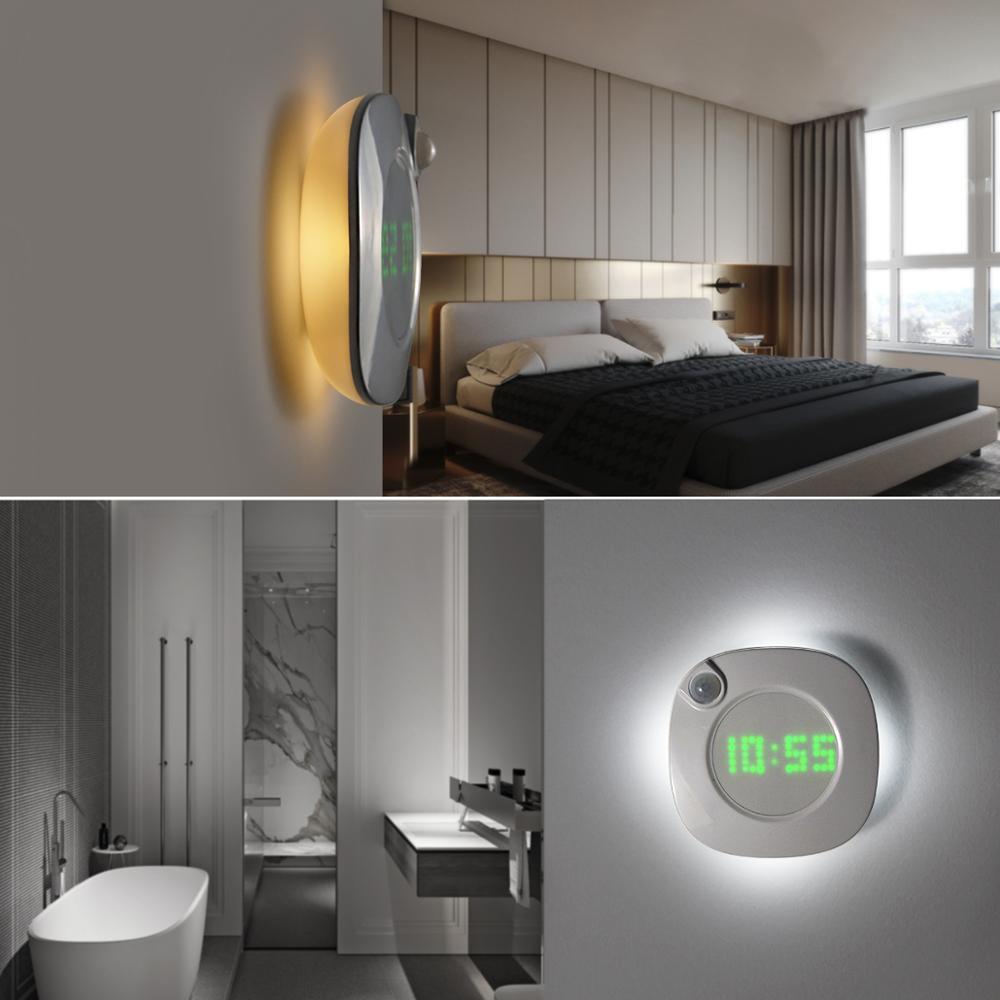 Smart Magnetic LED Motion-Sensing Night Clock