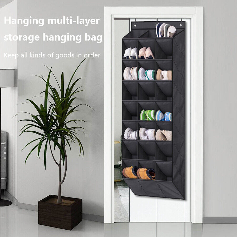 Ultimate 24-Pocket Shoe Holder Organiser – Space-Saving, Durable Shoe Storage for UK Homes