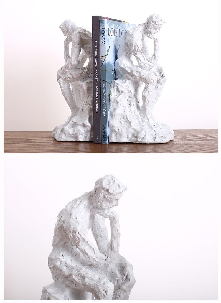 Modern Thinkers Book Stopper – Sleek, Innovative Bookend for Contemporary Home & Office Décor