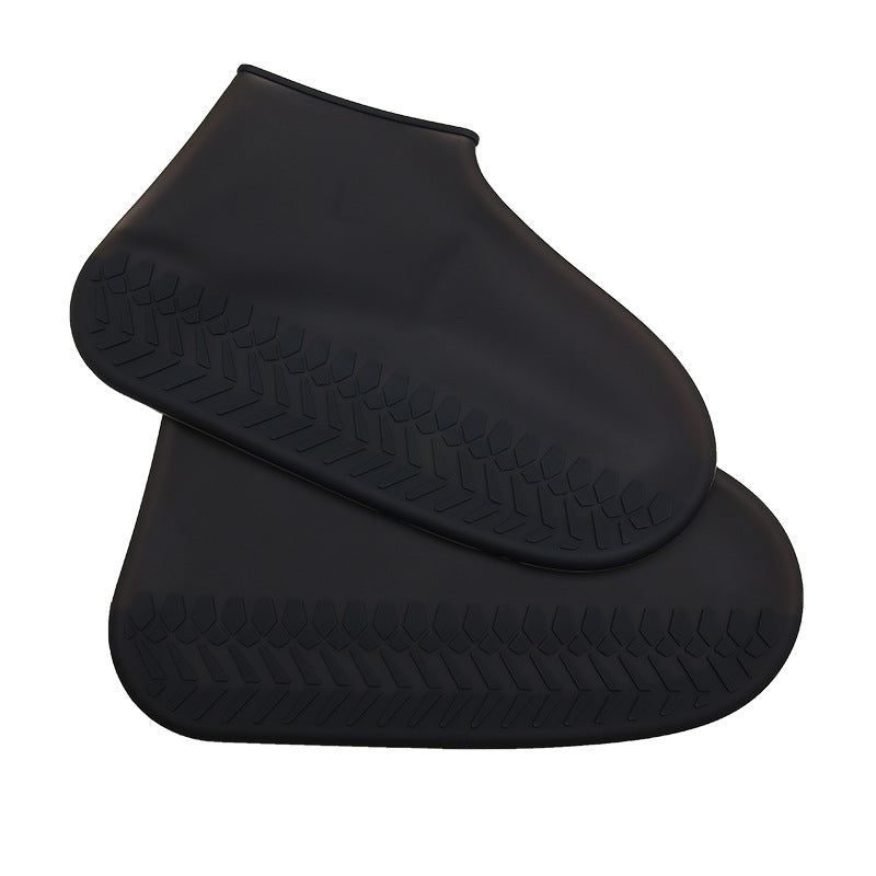 Waterproof Silicone Overshoes - Non-Slip, Flexible, and Foldable Travel Shoe Covers