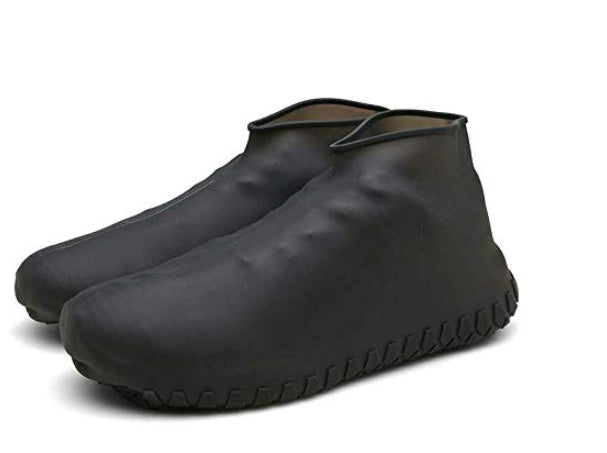 Waterproof Silicone Overshoes - Non-Slip, Flexible, and Foldable Travel Shoe Covers