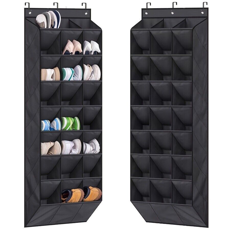 Ultimate 24-Pocket Shoe Holder Organiser – Space-Saving, Durable Shoe Storage for UK Homes