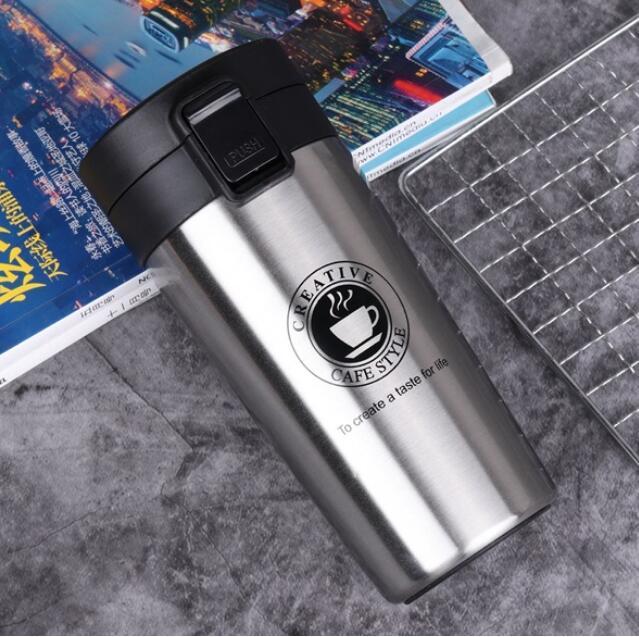 Premium Stainless Steel Vacuum Mug - Double-Wall Insulated Travel Coffee Cup, Leakproof & Keeps Drinks Hot or Cold