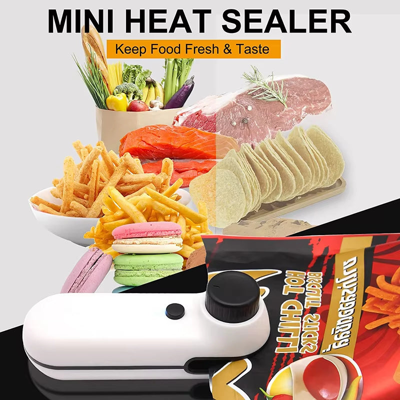 Mini Heat Sealer & Cutter for Food Bags