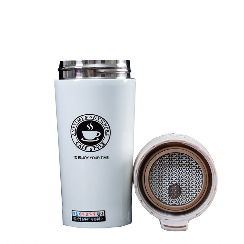 Premium Stainless Steel Vacuum Mug - Double-Wall Insulated Travel Coffee Cup, Leakproof & Keeps Drinks Hot or Cold