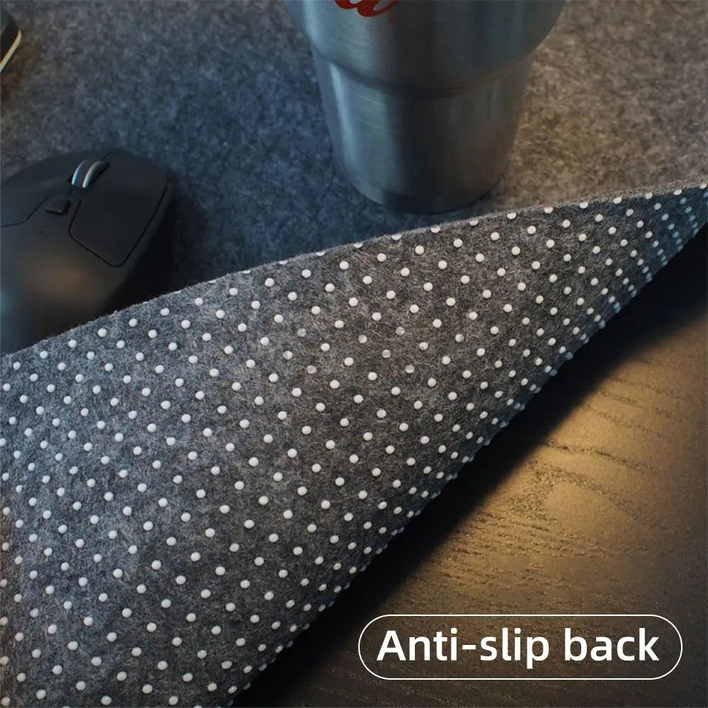 Premium Felt Desk Mat – Scratch-Resistant, Anti-Slip, and Durable