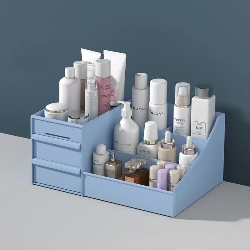 Compact Plastic Drawer Makeup Organizer – Stylish & Versatile Storage