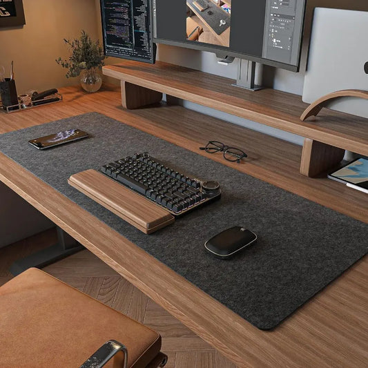 Premium Felt Desk Mat – Scratch-Resistant, Anti-Slip, and Durable