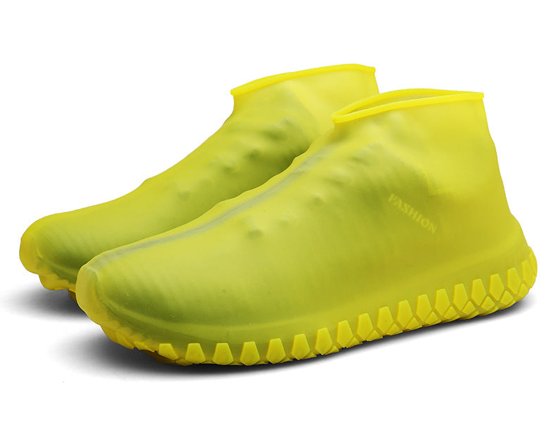 Waterproof Silicone Overshoes - Non-Slip, Flexible, and Foldable Travel Shoe Covers