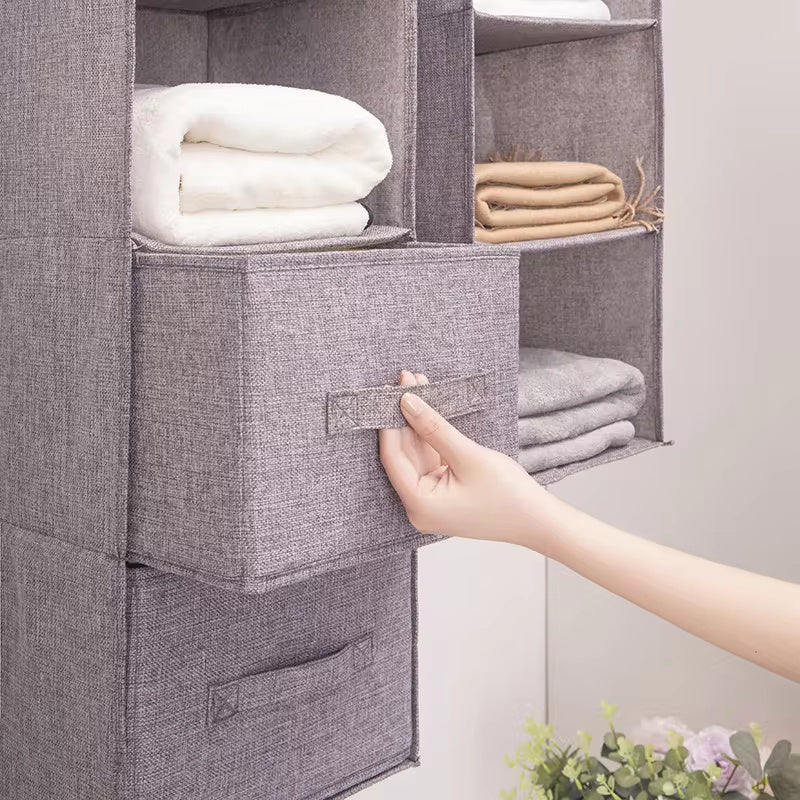 Premium Hanging Storage Bag Organizer – Multi-Pocket, Space-Saving Home & Office Solution