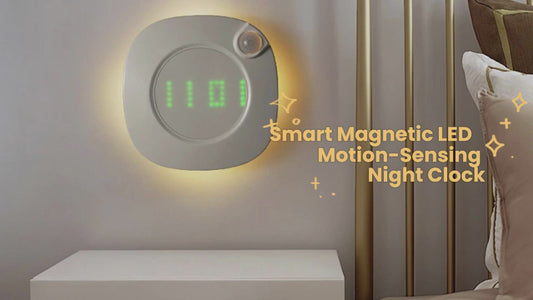 Smart Magnetic LED Motion-Sensing Night Clock