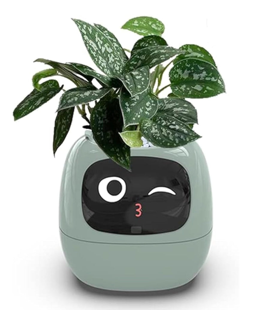 Smart Planter – AI-Powered Indoor Garden with 7 Smart Sensors & 49+ Interactive Expressions